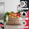 KOTARBAU® Sada 3 jutových vriec jutové vrecia jutové vrecia Náhľad obrázku produktu 6