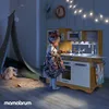 Drevená kuchyňa XXL s LED osvetlením, zásterou a Náhľad obrázku produktu 3
