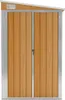 A front view of a shed with double doors. Náhľad obrázku produktu