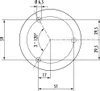Naber Typ 42. Konsole. Höhe: 170 mm  - Trag-/Stützelement Produktbild-Vorschau 3