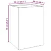 vidaXL květináč 52x48x75 cm Corten ocel - Květináče a Náhled obrázku produktu 9