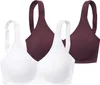PETITE FLEUR Soft-BH bordeaux+weiß Größe 75 Cup E Produktbild-Vorschau 1