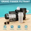 Wiltec Pompe de piscine – 19200 l/h 750 W – Hauteur Voir les images du produit 5