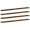 Nástěnné police 4 ks. Kouřový dub 100x10x1,5 cm materiál na Náhled obrázku produktu 1
