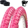 2 x Roverstone 20" Pneumatici per bicicletta Copertoni rosa Anteprima dell’immagine prodotto 1