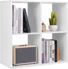 COSTWAY Bibliothèque à 4 compartiments, étagère cubique, Voir les images du produit 1