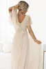 Numoco Formelle Frauenkleider Nastia beige One size Produktbild-Vorschau 5