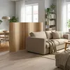 Paravent Séparateur de Pièce Cloison en Bambou Brun Ècran Voir les images du produit 11