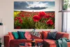 MuchoWow® Poster Mohnblumen gegen einen dramatischen Produktbild-Vorschau 2
