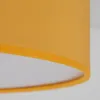 Kinderzimmerlampe Decke Metall Stoff B: 38 cm Weiß Gelb E27 Produktbild-Vorschau 5