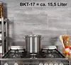 Beeketal Gastro Edelstahl Kochtöpfe Kochtopf BKT-17 - ca. Produktbild-Vorschau 4