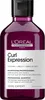 A studio shot of a purple shampoo bottle. Produktbild-Vorschau