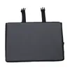 A gray protective pad with black straps and buckles, isolated on a white background. Náhled obrázku produktu
