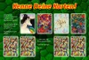 A screenshot from a card game, showing game instructions and card examples. Produktbild-Vorschau