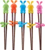 1 paire de baguettes en bois pour enfants Baguettes en bois Voir les images du produit 3