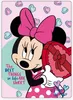 Fleecedecke 100x140 Minnie Mouse Herzen Produktbild-Vorschau 1