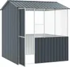 vidaXL Klatka dla ptaków antracyt 215 x 209 x 230 cm Stal Podgląd zdjęcia produktu 4
