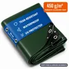 NEMAXX® bâche 450 g/m² 6×3 m verte œillets alu imperméable Voir les images du produit 1