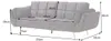 riess-ambiente Schlafsofa BOUTIQUE 215cm dunkelgrau gold Produktbild-Vorschau 7