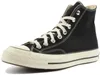 A black Converse Chuck 70 canvas high-top sneaker is shown against a white background. Voir les images du produit