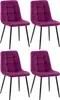 Lot de 4 chaises de salle à manger CLP Antibes, revêtement Voir les images du produit 14