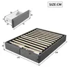 SUNFECILI Polsterbett 140x200 cm,Boxspringbett 140x200,mit Produktbild-Vorschau 7