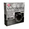 LED Hängekranz / Tischdekoration Weihnachten Metall Ø30cm Produktbild-Vorschau 3
