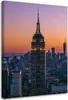 Leinwandbild empire state building bei sonnenuntergang Produktbild-Vorschau 1
