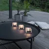 LED Solarkerzen Icecube - Eiswürfelform - warmweiße LED - Lichtsensor - transparent - 3er Set Podgląd zdjęcia produktu