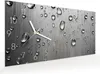 Wanduhr aus Glas mit Motiv Wassertropfen auf Metall- 60 x Produktbild-Vorschau 2