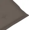 vidaXL Cuscino per sedia a sdraio Taupe (75+105)x50x4 cm Anteprima dell’immagine prodotto 16
