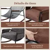 Fauteuil à bascule d’allaitement avec repose-pieds, poche Voir les images du produit 6