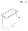 Vauth-Sagel ENVI Free contenitore 16 Liter 183 x 382 x 326 Anteprima dell’immagine prodotto 3