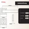 DOMINO Türgriff Drückergarnitur PZ - Profilzylinder Set | Produktbild-Vorschau 7