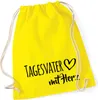 Huuraa Turnbeutel Tagesvater mit Herz 12 Liter Yellow Produktbild-Vorschau 1