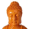 Dekofigur Buddha Shanti Orange für Garten und Terrasse Höhe Produktbild-Vorschau 5