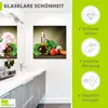 ARTland Glasbild Gesundes Gemüse und Gewürze Größe: 30x30 Produktbild-Vorschau 2