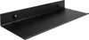 A black metal shelf mounted on a wall. Náhľad obrázku produktu