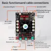 220W + 220W BT 5.2 Bezdrátový zesilovač zvuku Přenosný Náhled obrázku produktu 6