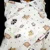 BabyLux Einschlagdecke Musselin 80x80 cm – Sommerdecke für Produktbild-Vorschau 3