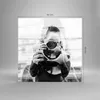 Bilder auf glas - Einteilig - Fotograf Schwarzweiß Doppel - Produktbild-Vorschau 3