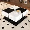 Merax Couchtisch 70x70x35,5 cm mit 2 Schubladen, Produktbild-Vorschau 2