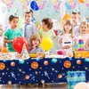 Tischdecke Geburtstag Astronauten Motiv Wasserdicht Plastik Produktbild-Vorschau 6