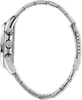 A side view of a silver Maserati watch with a metal band. Produktbild-Vorschau