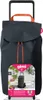 A shopping trolley with a dark gray bag and orange accents, presented against a white background. Produktbild-Vorschau