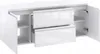 Furni Badunterschrank 120 cm mit Waschtischplatte – Weiß Produktbild-Vorschau 2