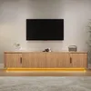 Merax TV Lowboard mit LED Beleuchtung, TV Schrank mit Produktbild-Vorschau 6