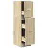 vidaXL Armadio per farmacia rovere Sonoma 30x41x118 cm Anteprima dell’immagine prodotto 1