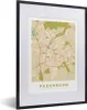 MuchoWow® Gerahmtes Poster Jahrgang - Paderborn - Karte - Produktbild-Vorschau 1