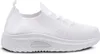 Damen Sneaker Slip On Freizeitschuhe Textil Turnschuhe Mom Produktbild-Vorschau 1